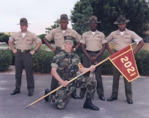 SCS Tree Service Owner Shannon Bigger serving in Marines